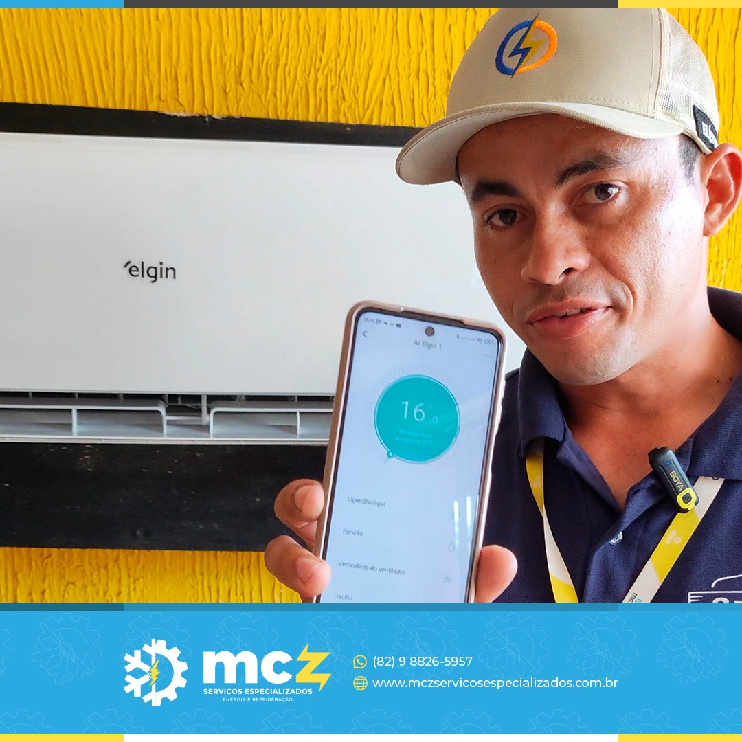 Como conectar o ar condicionado Eco inverter II no wi-fi a mcz serviços vai te explicar