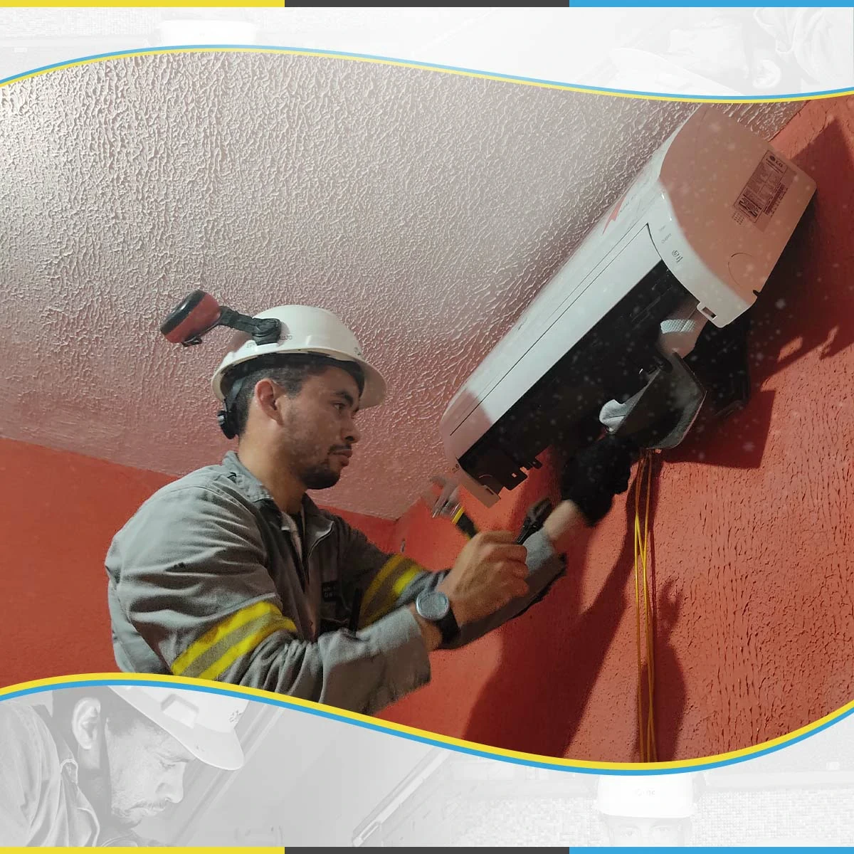 Fotos Instalação ar-condicionado Cliente: WASHYNGTON DE CARVALHO BARBOSA